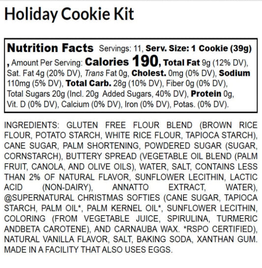 Holiday Cookie Kit
