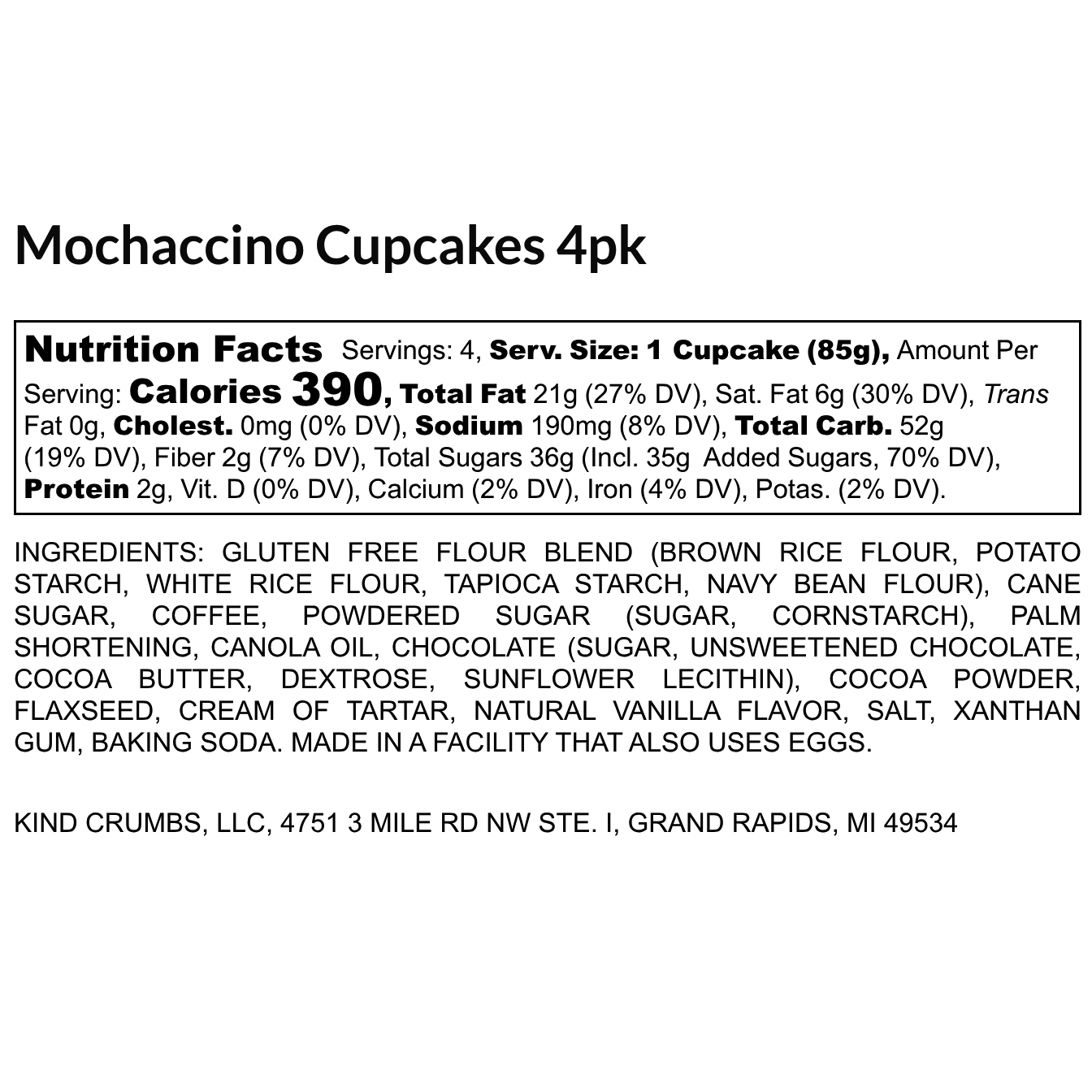 Mochaccino Cupcakes, Case (12)