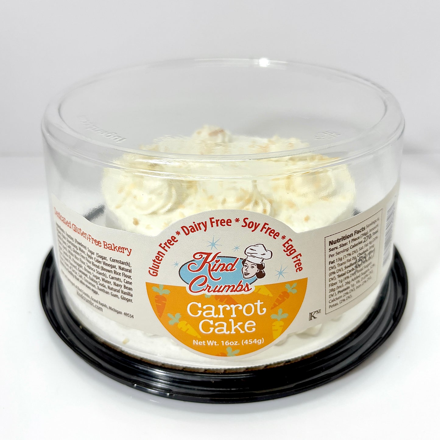 5" Carrot Cake - Half Case (4)