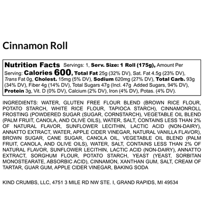 Cinnamon Roll Single Serve - Case (12)