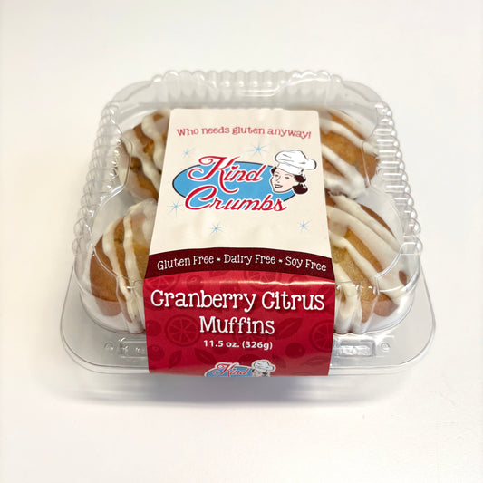 Cranberry Citrus Muffins, 4 Pack, Half Case (6)