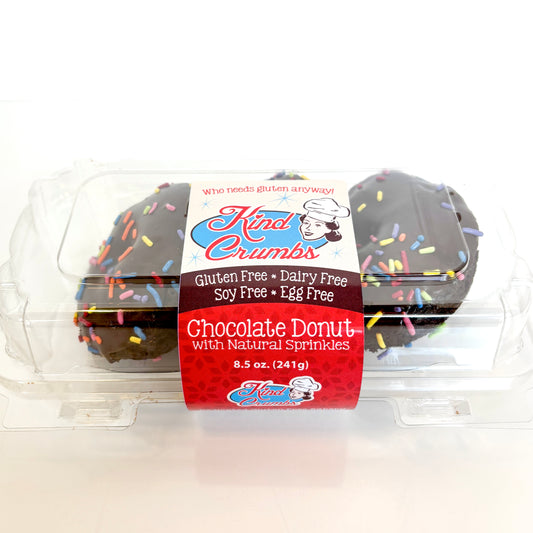 Chocolate Sprinkle Donuts, 3 Pack, Half Case (6)