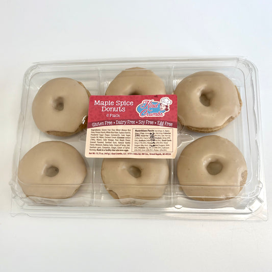 Maple Spice Donuts, 6 pack, Case (8)