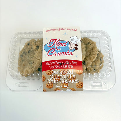 Oatmeal Chocolate Chip Cookies, Half Case (6)