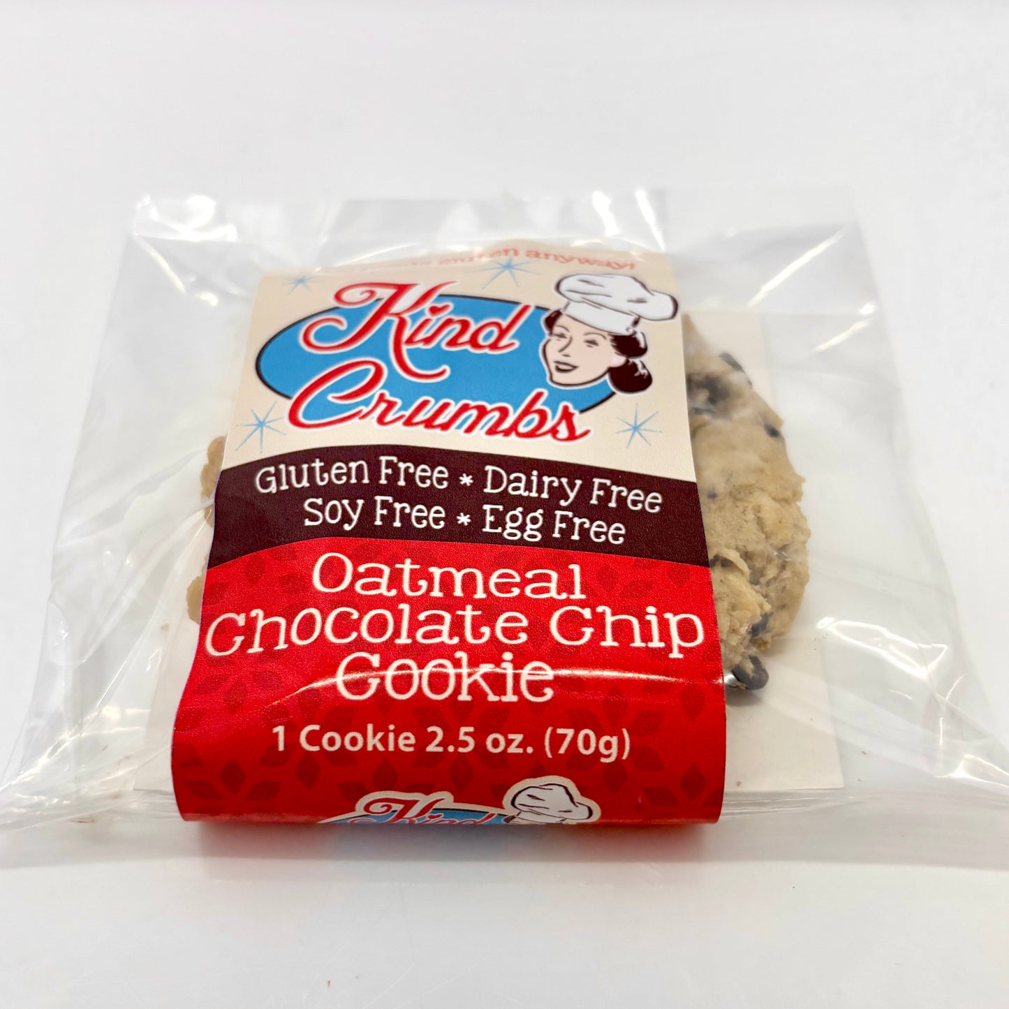 Oatmeal Chocolate Chip Cookie Single, Case (24)