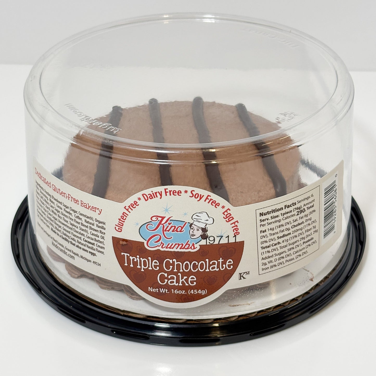 5" Triple Chocolate Cake - Half Case (4)