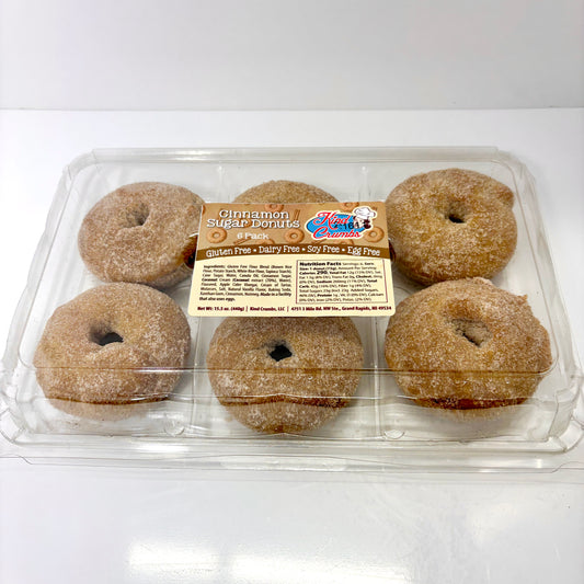 Cinnamon Sugar Donuts, 6 Pack, Half Case (4)