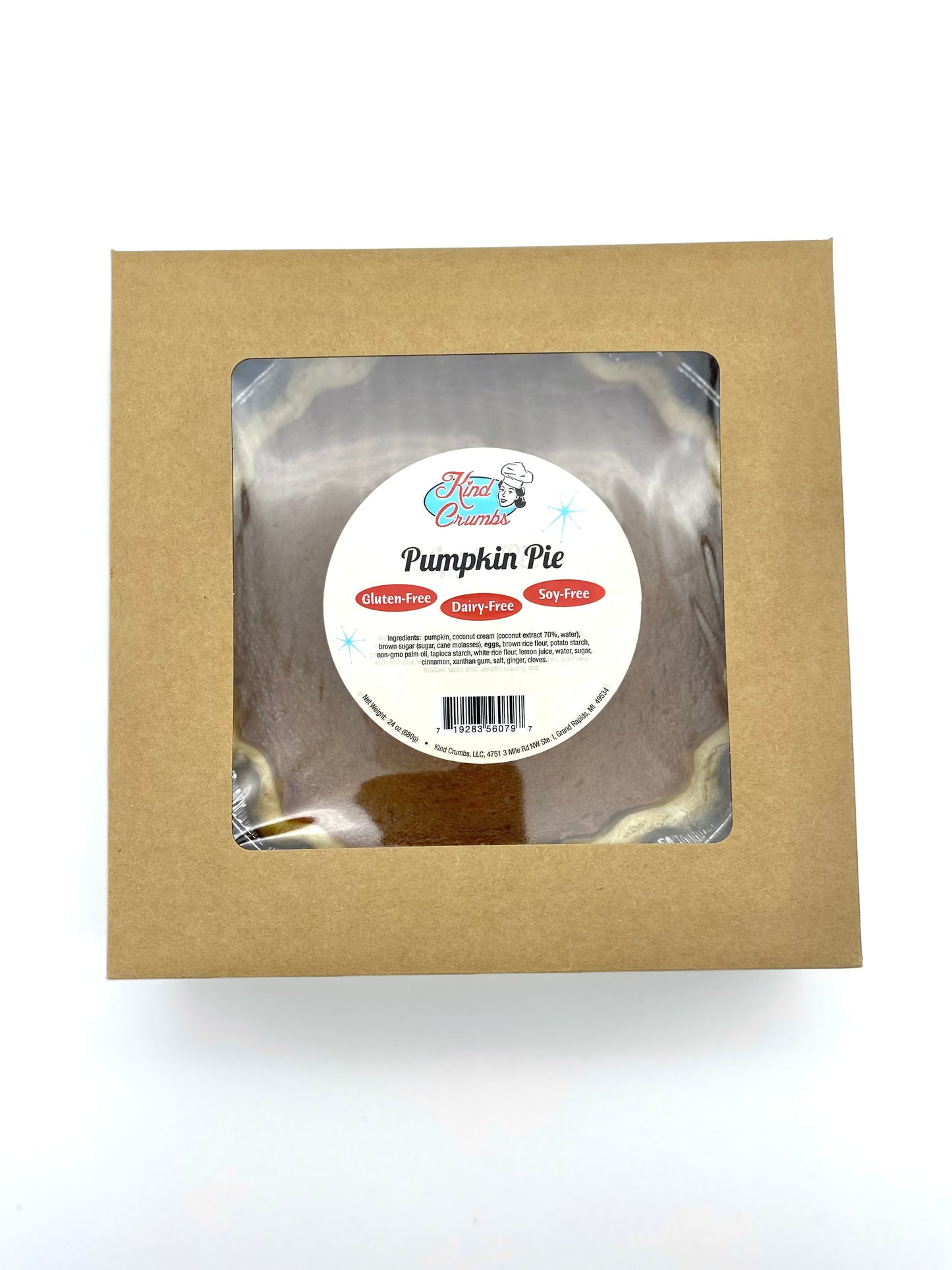 Pumpkin Pie, 9" Case (6)